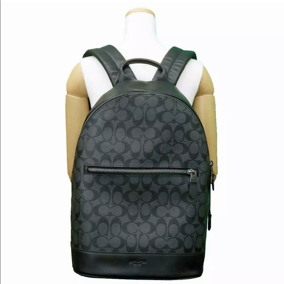 coach west slim backpack